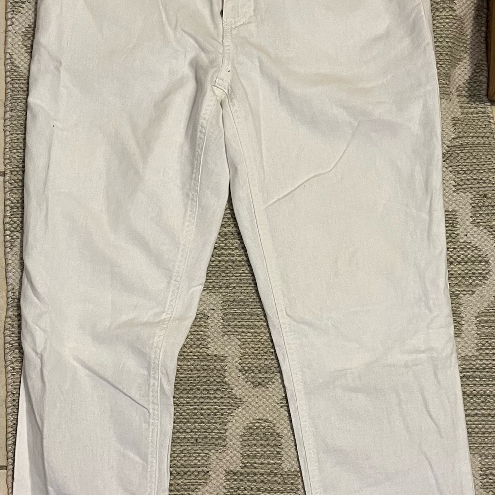 Michael Korrs women’s white linen pants 30/30